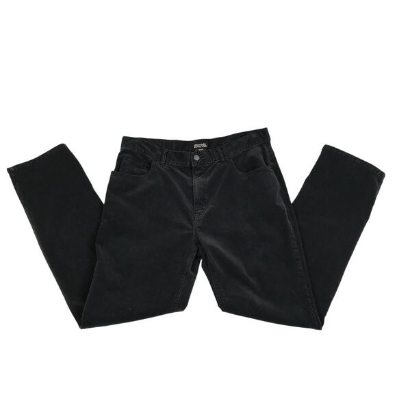 MICHAEL KORS Corduroy Pants Men 36x32 Gray Classic Everyday Academia Comfort - Picture 5 of 10